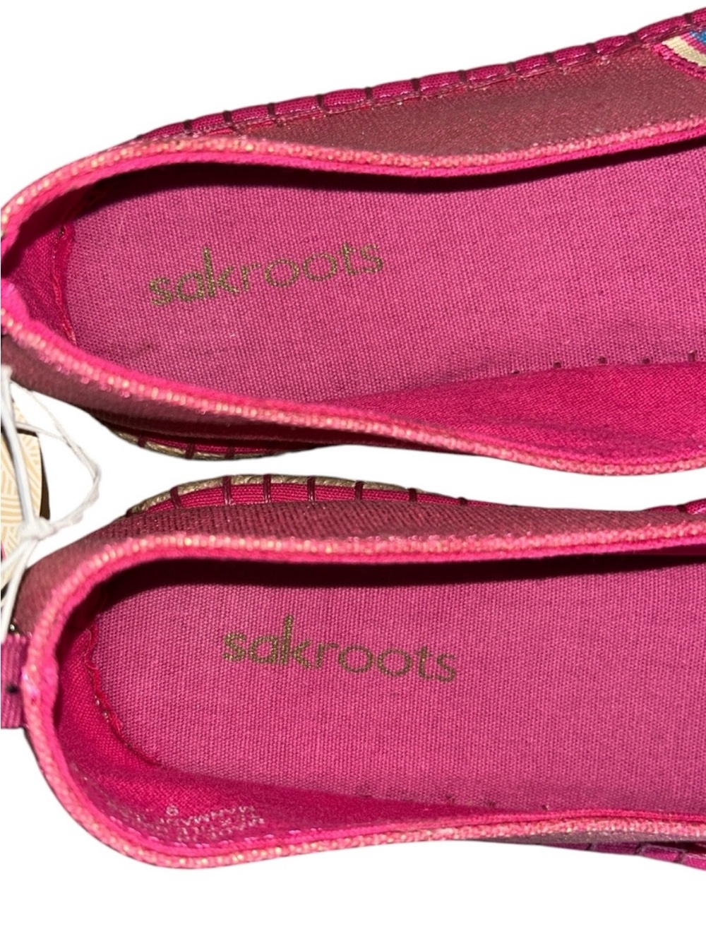 Sakroots Ella Orchid One World Espadrilles Flats NWT in Pink Purple Print Size 9 - Picture 5 of 7